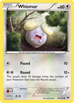 Whismur #80 Whismur - Fates Collide - #80 - Pokemon TCG card