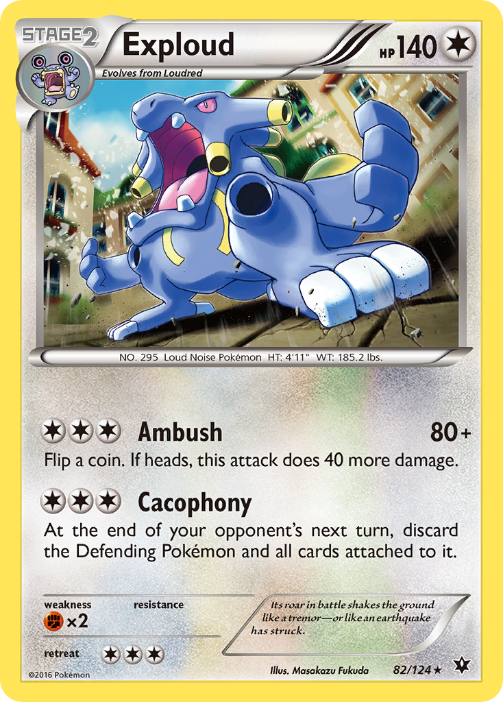 Exploud - Fates Collide - #82 - Pokemon TCG card