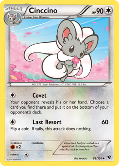Cinccino - Fates Collide - #88 - Pokemon TCG card