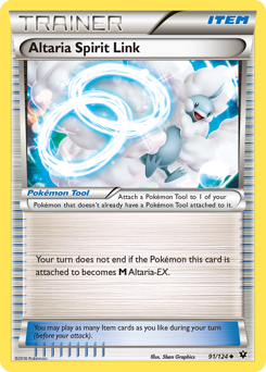 Altaria Spirit Link - Fates Collide - #91 - Pokemon TCG card