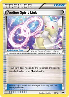 Audino Spirit Link #92 Audino Spirit Link - Fates Collide - #92 - Pokemon TCG card
