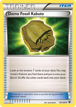 Dome Fossil Kabuto #96 Dome Fossil Kabuto - Fates Collide - #96 - Pokemon TCG card