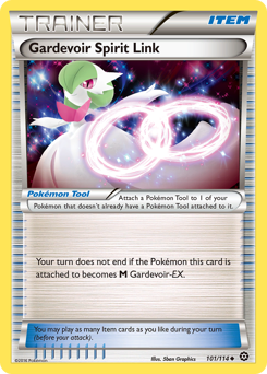 Gardevoir Spirit Link - Steam Siege - #101 - Pokemon TCG card