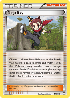 Ninja Boy - Steam Siege - #103 - Pokemon TCG card