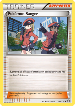 Pokémon Ranger - Steam Siege - #104 - Pokemon TCG card