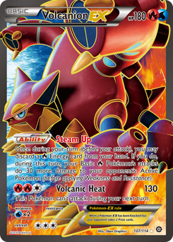 Volcanion-EX #107 Volcanion-EX - Steam Siege - #107 - Pokemon TCG card