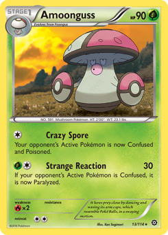 Amoonguss - Steam Siege - #13 - Pokemon TCG card