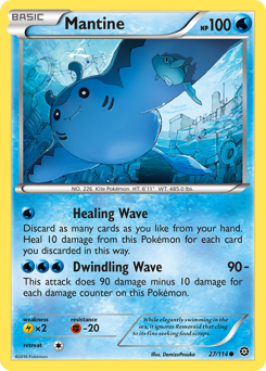 Mantine - Steam Siege - #27 - Pokemon TCG card
