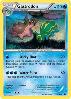 Gastrodon #29 Gastrodon - Steam Siege - #29 - Pokemon TCG card