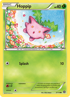 Hoppip #3 Hoppip - Steam Siege - #3 - Pokemon TCG card