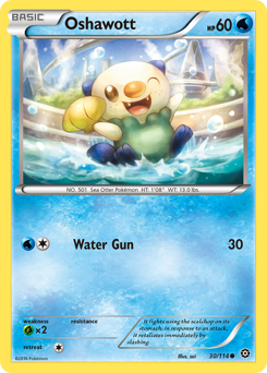 Oshawott - Steam Siege - #30 - Pokemon TCG card