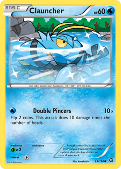Clauncher #33 Clauncher - Steam Siege - #33 - Pokemon TCG card