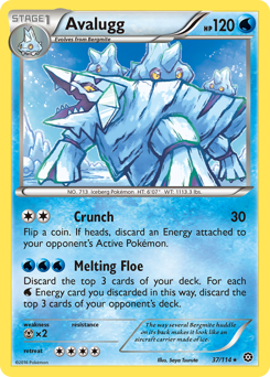 Avalugg #37 Avalugg - Steam Siege - #37 - Pokemon TCG card
