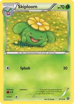 Skiploom - Steam Siege - #4 - Pokemon TCG card