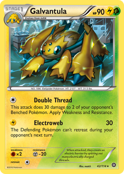 Galvantula #42 Galvantula - Steam Siege - #42 - Pokemon TCG card