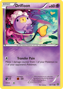 Drifloon #46 Drifloon - Steam Siege - #46 - Pokemon TCG card
