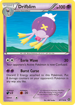 Drifblim #47 Drifblim - Steam Siege - #47 - Pokemon TCG card