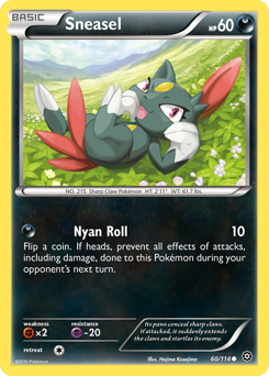 Sneasel - Steam Siege - #60 - Pokemon TCG card