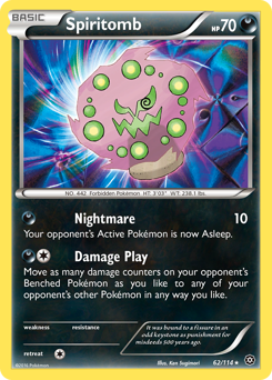 Spiritomb - Steam Siege - #62 - Pokemon TCG card