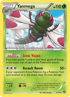 Yanmega - Steam Siege - #7 - Pokemon TCG card