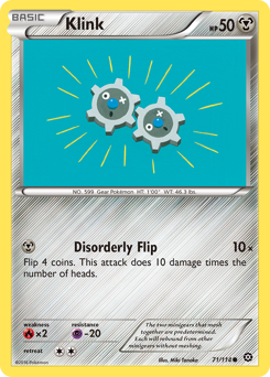Klink #71 Klink - Steam Siege - #71 - Pokemon TCG card