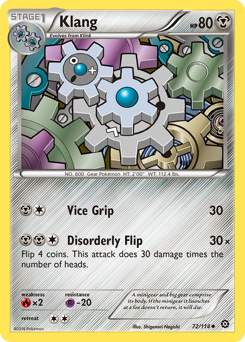 Klang - Steam Siege - #72 - Pokemon TCG card