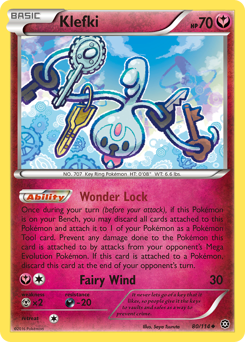 Klefki - Steam Siege - #80 - Pokemon TCG card