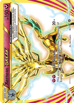 Xerneas BREAK - Steam Siege - #82 - Pokemon TCG card