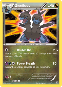 Zweilous #85 Zweilous - Steam Siege - #85 - Pokemon TCG card