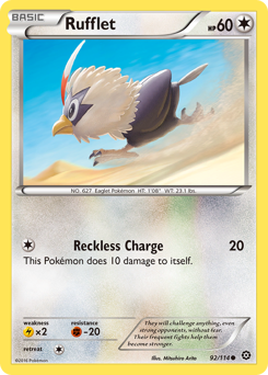 Rufflet #92 Rufflet - Steam Siege - #92 - Pokemon TCG card