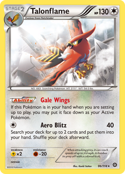 Talonflame #96 Talonflame - Steam Siege - #96 - Pokemon TCG card