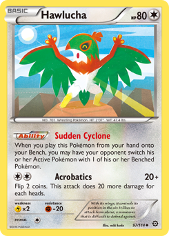 Hawlucha #97 Hawlucha - Steam Siege - #97 - Pokemon TCG card