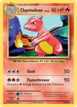 Charmeleon #10 Charmeleon - Evolutions - #10 - Pokemon TCG card