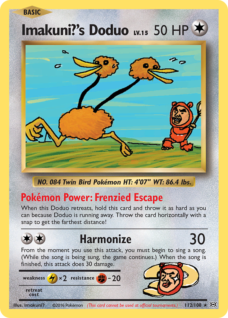 Imakuni?'s Doduo - Evolutions - #112 - Pokemon TCG card