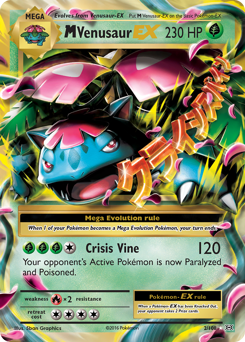 M Venusaur-EX #2 M Venusaur-EX - Evolutions - #2 - Pokemon TCG card