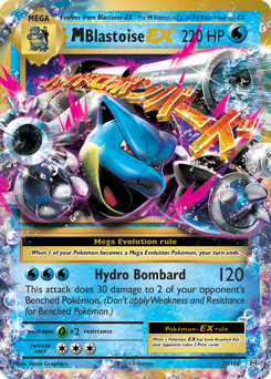 M Blastoise-EX #22 M Blastoise-EX - Evolutions - #22 - Pokemon TCG card