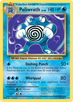Poliwrath #25 Poliwrath - Evolutions - #25 - Pokemon TCG card