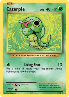 Caterpie - Evolutions - #3 - Pokemon TCG card