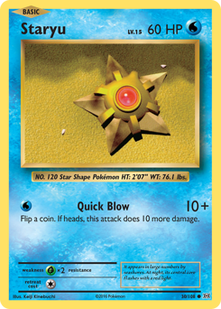 Staryu - Evolutions - #30 - Pokemon TCG card
