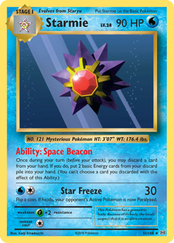 Starmie - Evolutions - #31 - Pokemon TCG card