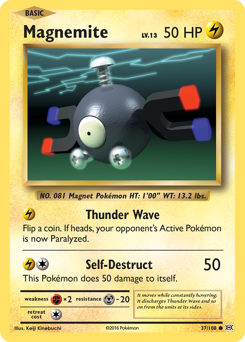 Magnemite - Evolutions - #37 - Pokemon TCG card