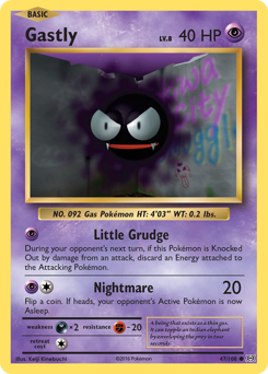 Gastly - Evolutions - #47 - Pokemon TCG card