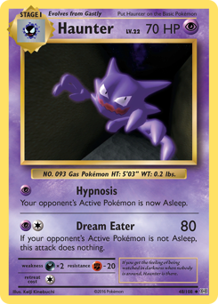 Haunter #48 Haunter - Evolutions - #48 - Pokemon TCG card
