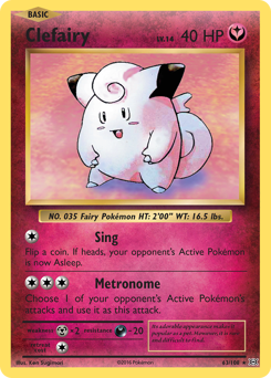 Clefairy - Evolutions - #63 - Pokemon TCG card
