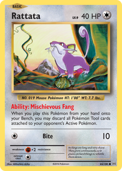 Rattata - Evolutions - #66 - Pokemon TCG card