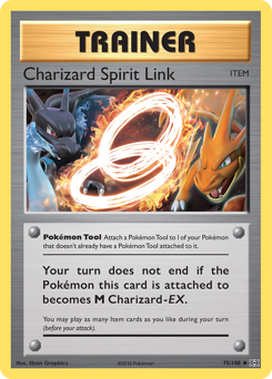 Charizard Spirit Link #75 Charizard Spirit Link - Evolutions - #75 - Pokemon TCG card