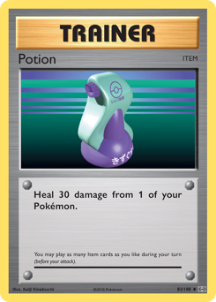 Potion - Evolutions - #83 - Pokemon TCG card