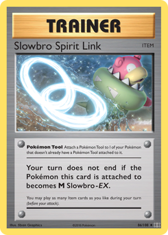 Slowbro Spirit Link #86 Slowbro Spirit Link - Evolutions - #86 - Pokemon TCG card
