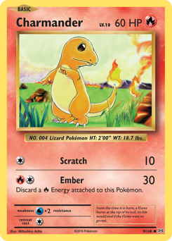 Charmander #9 Charmander - Evolutions - #9 - Pokemon TCG card