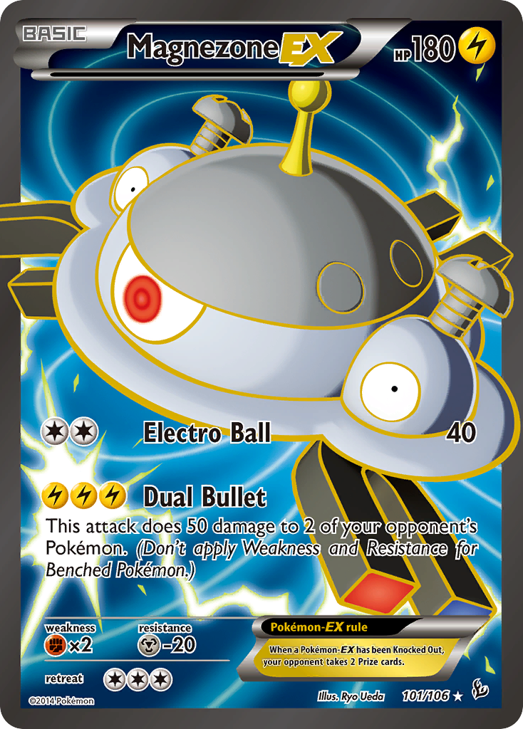 Magnezone-EX - Flashfire - #101 - Pokemon TCG card